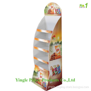 Potato Chips Floor Display, Paper Display, Cardboard Display (FD-YL02)